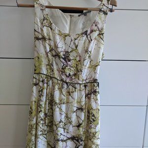 Matty M Olive and Pink mini Summer Dress